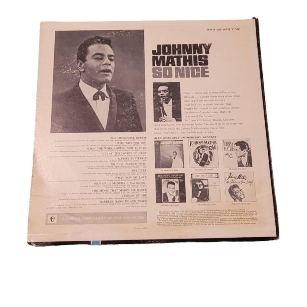 Johnny Mathis vinyl - Picture 3 of 5
